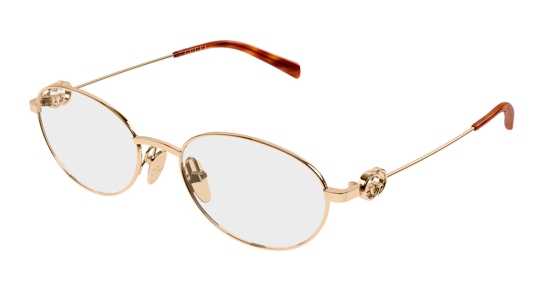 Lunettes de vue gucci gg2227o 003 dorado round/oval/panthos femenino taille 53mm - Vue principale
