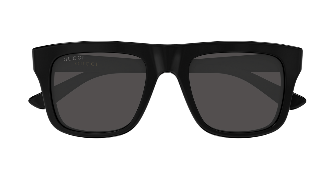 Solbriller gucci gg2242s 001 negro rectangular / squared masculino størrelse 51mm - Detaljeret visning