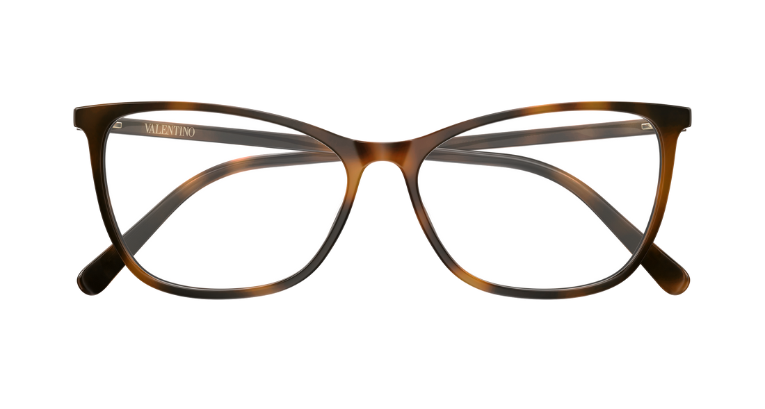 Brillen valentino vg0024o 007 havana cat eye femenino größe 58mm - Detailansicht