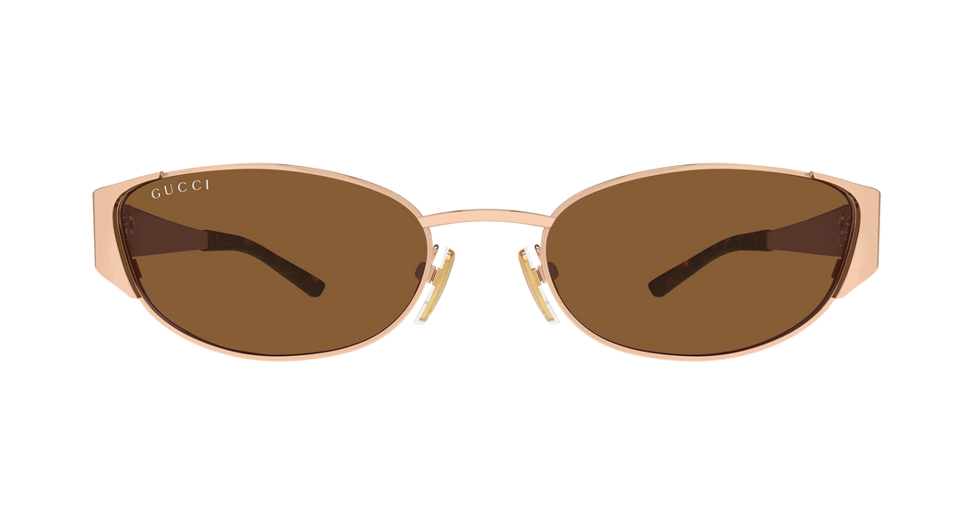 Solbriller gucci gg2197s 004 dorado round/oval/panthos femenino størrelse 55mm - Detaljeret visning