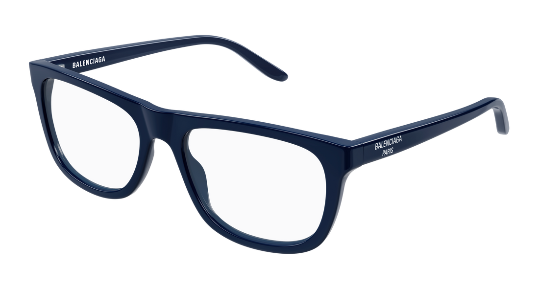 Dioptrijske naočale balenciaga bb0498o 006 azul rectangular / squared masculino veličina 56mm - Glavni prikaz