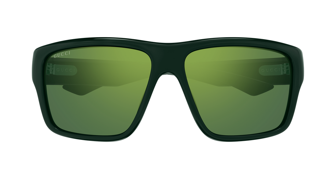 Solbriller gucci gg2239s 003 verde geometrical/directional masculino størrelse 59mm - Detaljeret visning