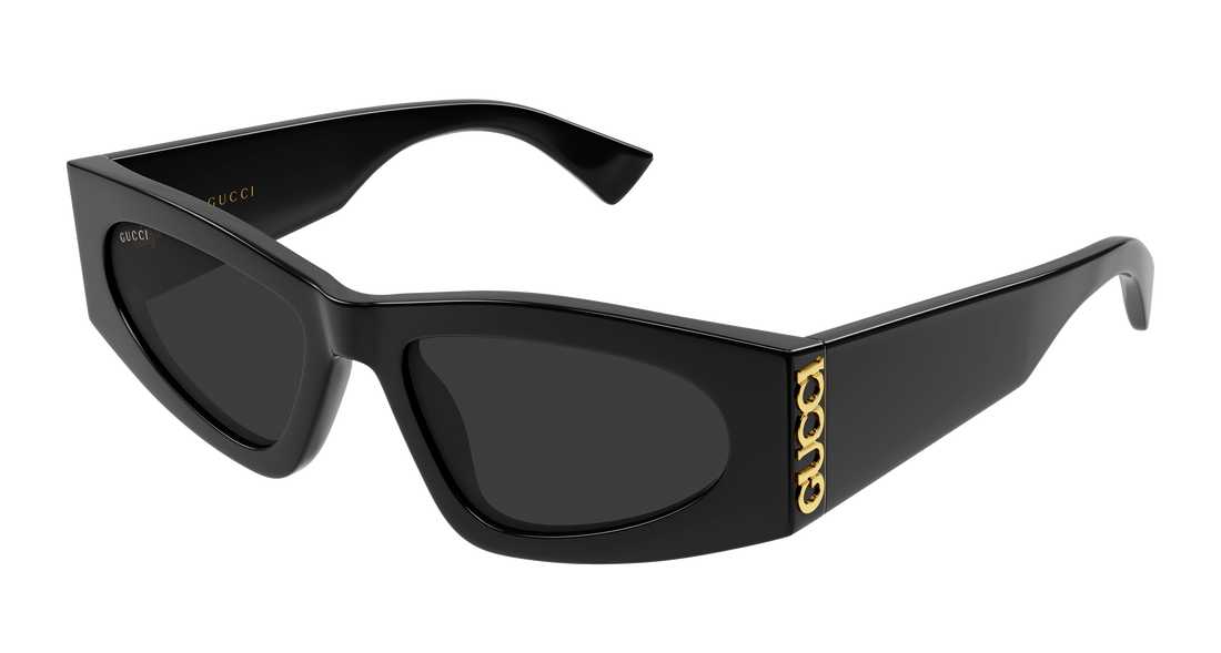 Lunettes de soleil gucci gg2040s 001 negro cat eye femenino taille 54mm - Vue principale