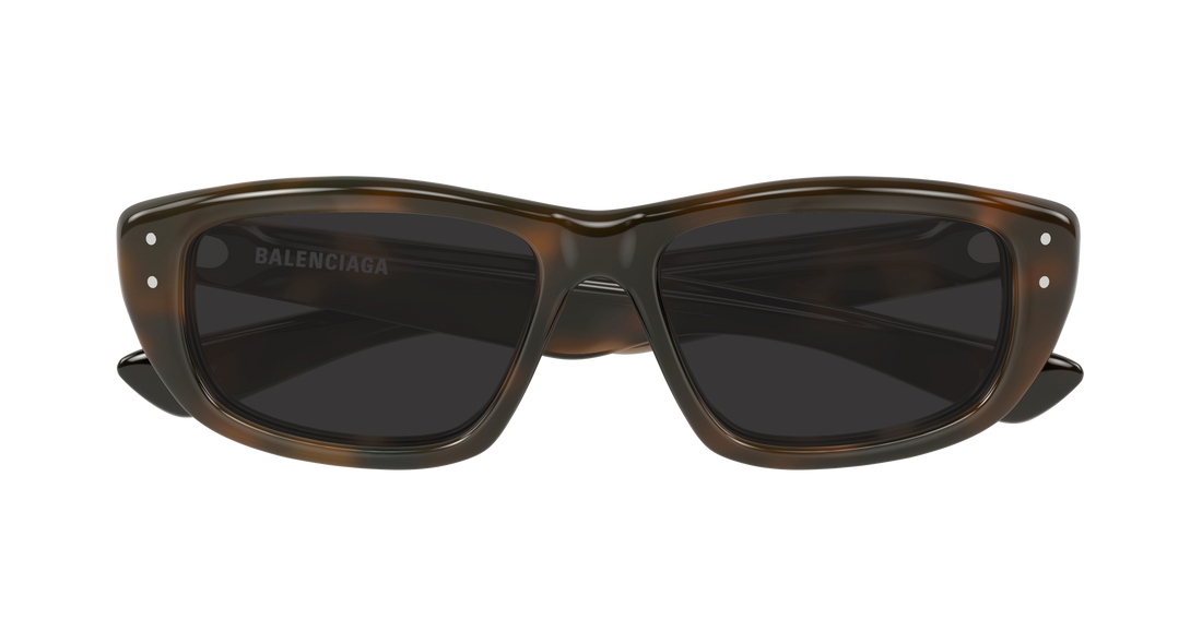 Occhiali da sole balenciaga bb0520s 002 havana geometrical/directional masculino taglia 55mm - Vista dettagliata