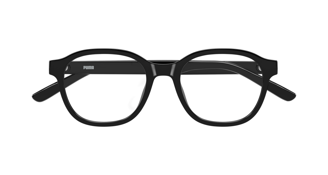 Óculos graduados puma pu0549oa 001 negro rectangular / squared masculino tamanho 52mm - Vista de detalhe