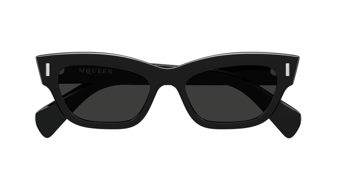 Sonnenbrillen alexander mcqueen am0548s 001 negro cat eye femenino größe 52mm - Detailansicht