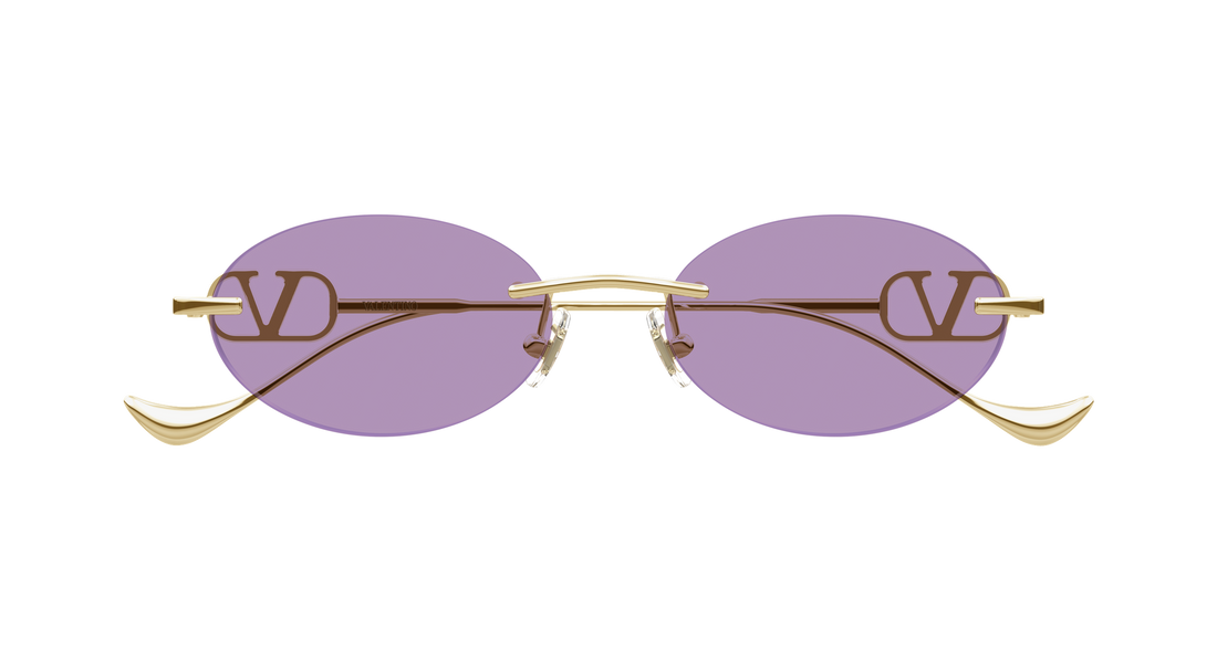 Sunglasses valentino vg0032s 004 dorado geometrical/directional femenino size 53mm - Detailed view