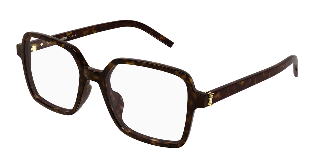 Briller saint laurent sl m139 012 havana rectangular / squared femenino størrelse 56mm - Hovedvisning