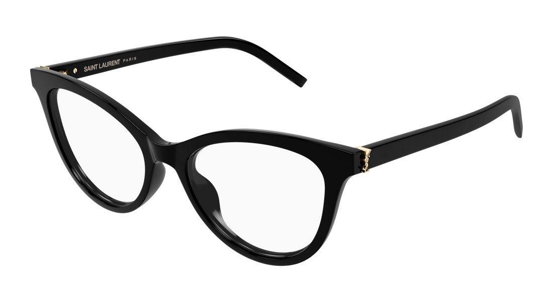 Prescription glasses saint laurent sl m164 007 negro cat eye femenino size 53mm - Main view