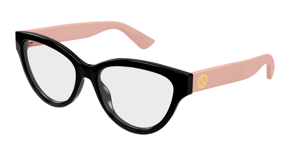 Occhiali da vista gucci gg1581o 007 negro round/oval/panthos femenino taglia 55mm - Vista principale