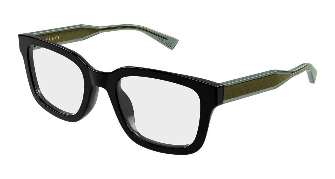 Brillen gucci gg2071ol 001 negro rectangular / squared masculino größe 52mm - Hauptansicht