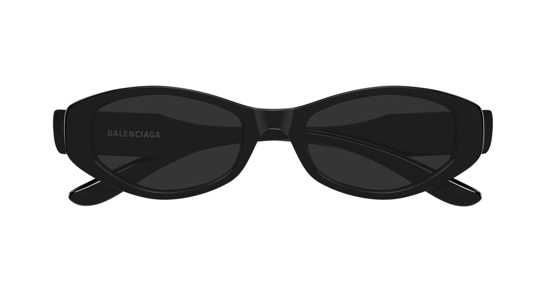 Lunettes de soleil balenciaga bb0509s 001 negro geometrical/directional femenino taille 53mm - Vue détaillée