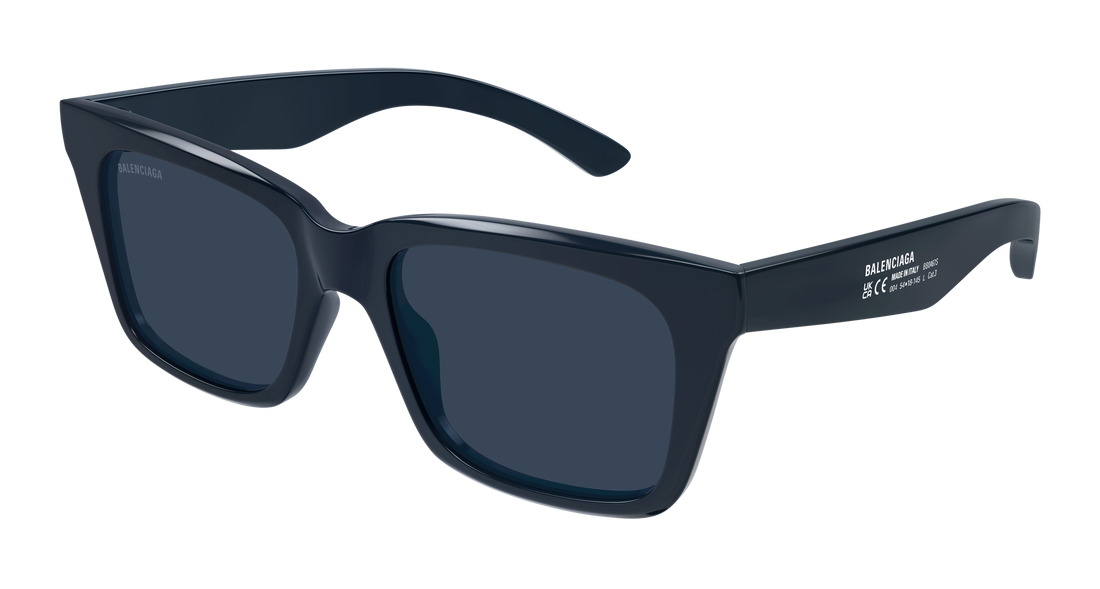 Sunglasses balenciaga bb0467s 004 azul rectangular / squared masculino size 54mm - Main view