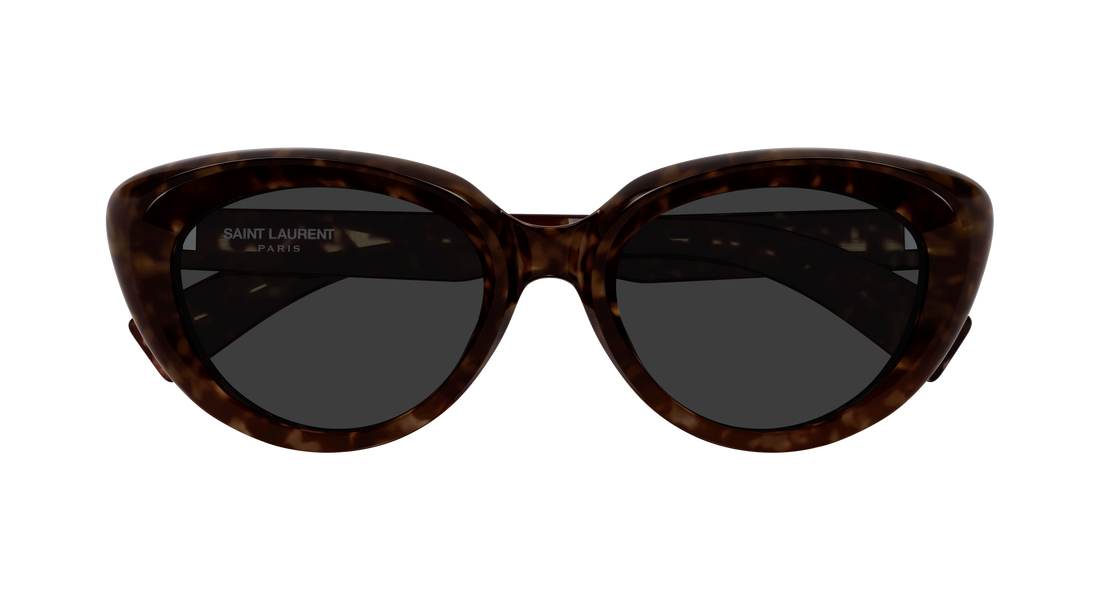 Óculos de sol saint laurent sl 859 002 havana cat eye femenino tamanho 53mm - Vista de detalhe