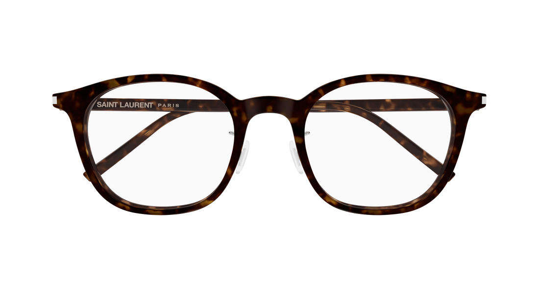 Lunettes de vue saint laurent sl 893/j 002 havana round/oval/panthos unisex taille 51mm - Vue détaillée