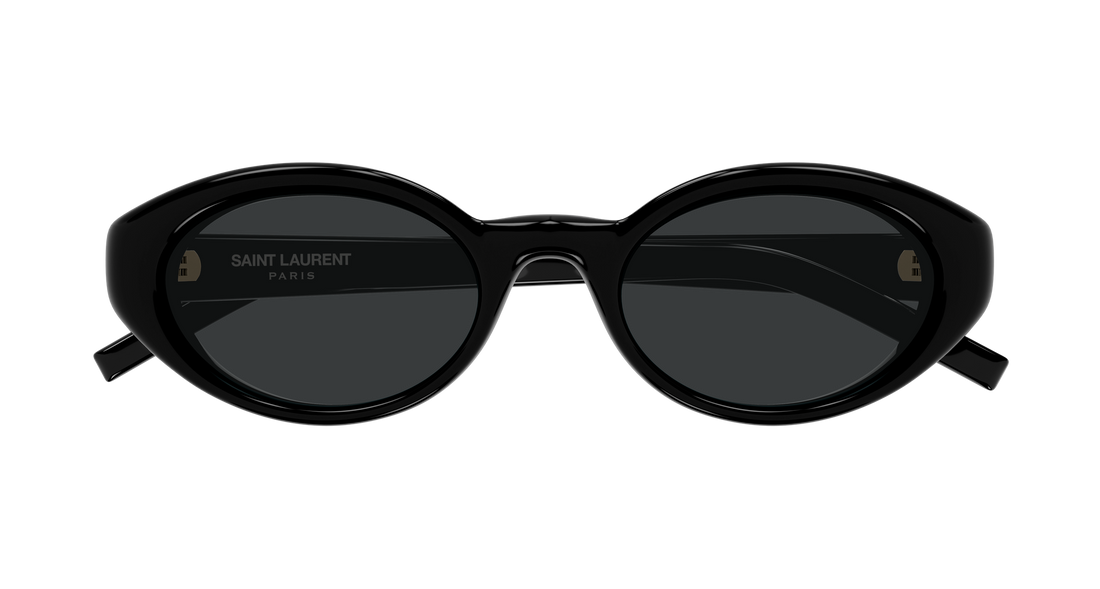 Occhiali da sole saint laurent sl 567 plump 001 negro cat eye femenino taglia 51mm - Vista dettagliata