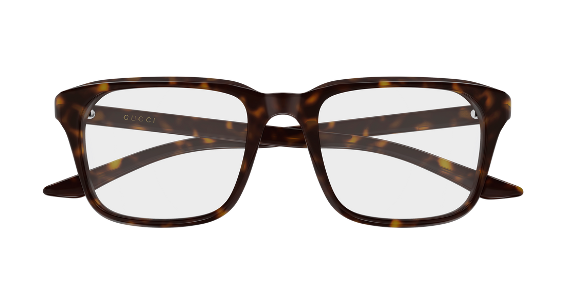 Brillen gucci gg2081o 006 havana rectangular / squared masculino größe 53mm - Detailansicht