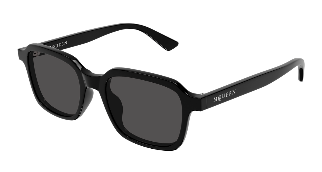 Occhiali da sole alexander mcqueen am0571s 001 negro rectangular / squared unisex taglia 50mm - Vista principale