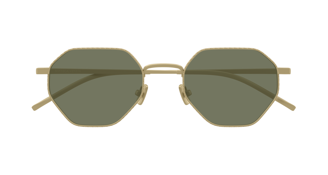 Sunglasses bottega veneta bv1471s 003 bronce round/oval/panthos unisex size 51mm - Detailed view