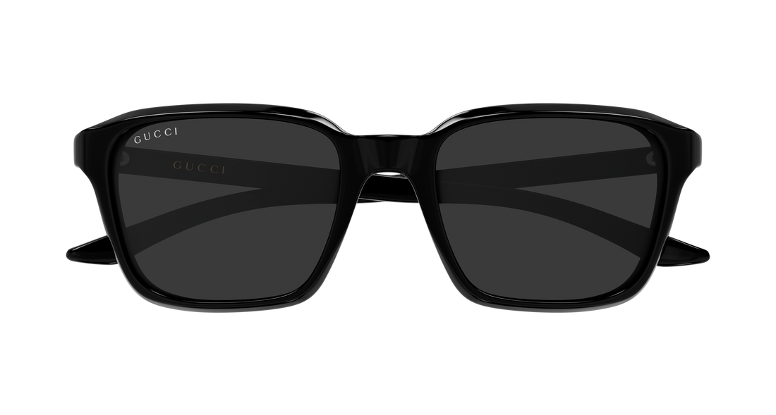 Lunettes de soleil gucci gg2078s 001 negro rectangular / squared masculino taille 52mm - Vue détaillée