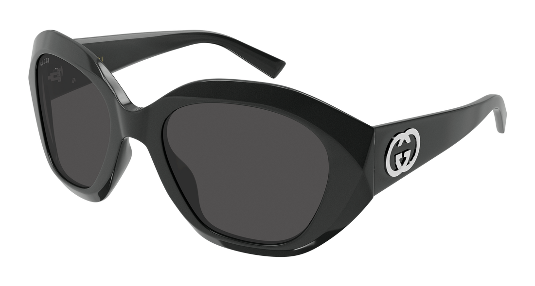 Óculos de sol gucci gg2200s 003 gris geometrical/directional femenino tamanho 56mm - Vista principal