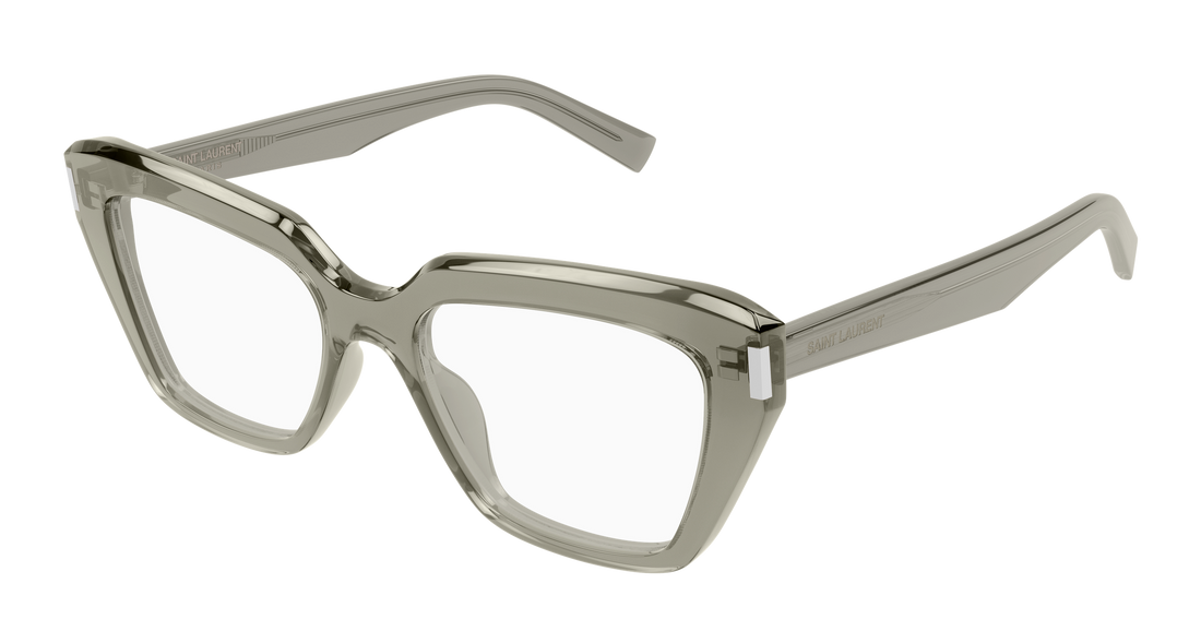 Óculos graduados saint laurent sl 829 005 marron cat eye femenino tamanho 54mm - Vista principal