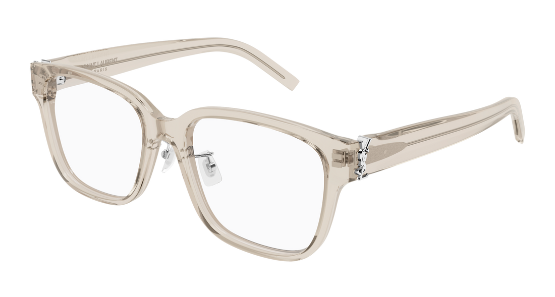 Brillen saint laurent sl m165/f 004 beige cat eye femenino größe 54mm - Hauptansicht