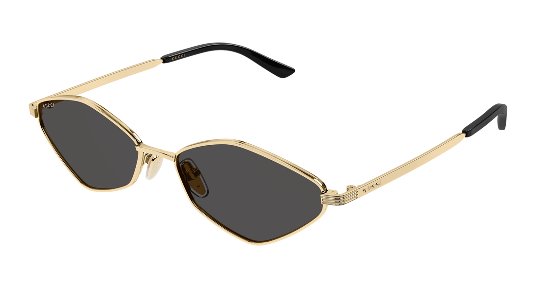 Solbriller gucci gg2222s 001 dorado geometrical/directional femenino størrelse 56mm - Hovedvisning