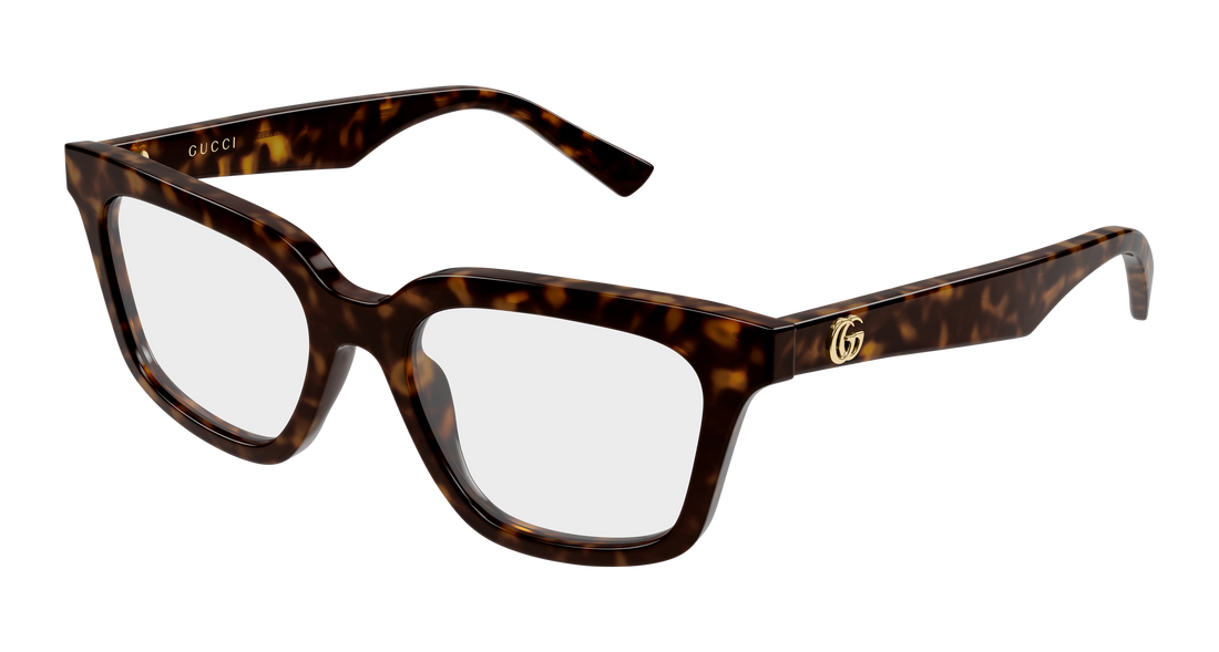 Occhiali da vista gucci gg2180o 002 havana rectangular / squared femenino taglia 51mm - Vista principale