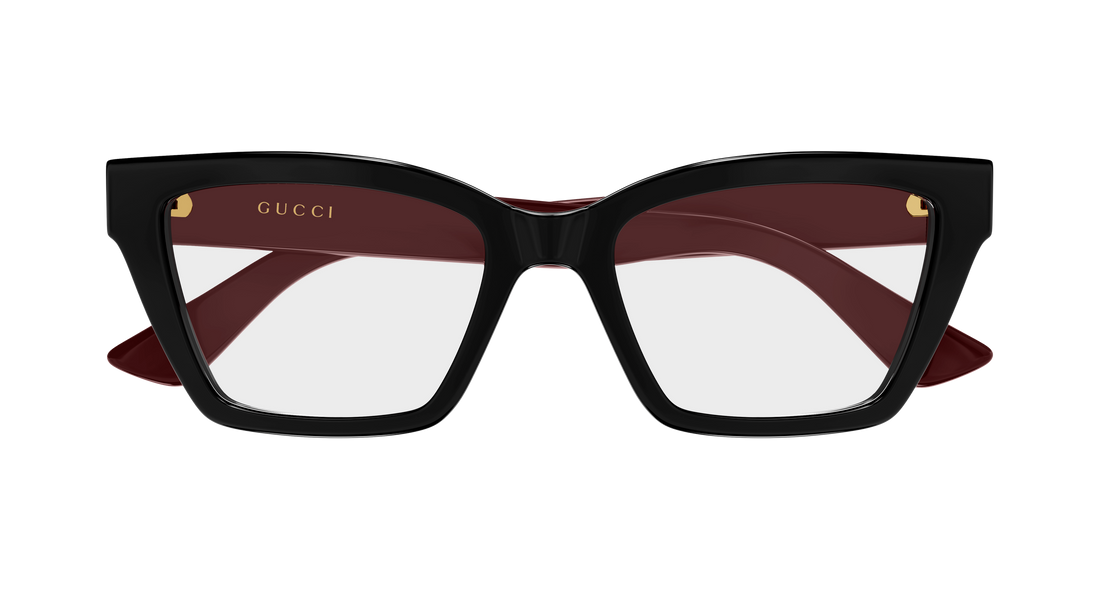 Occhiali da vista gucci gg1715o 008 negro cat eye femenino taglia 53mm - Vista dettagliata