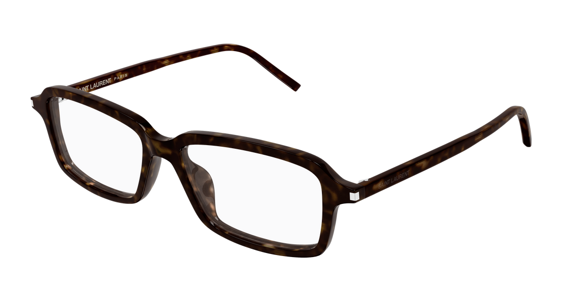 Occhiali da vista saint laurent sl 938 opt 011 havana rectangular / squared masculino taglia 55mm - Vista principale