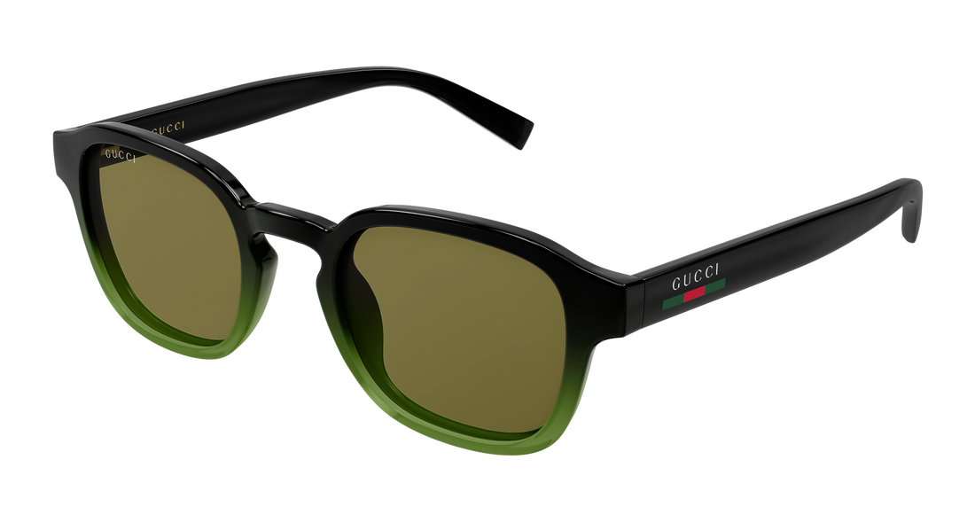 Gafas de sol gucci gg2106s 003 negro round/oval/panthos masculino talla 49mm - Vista principal