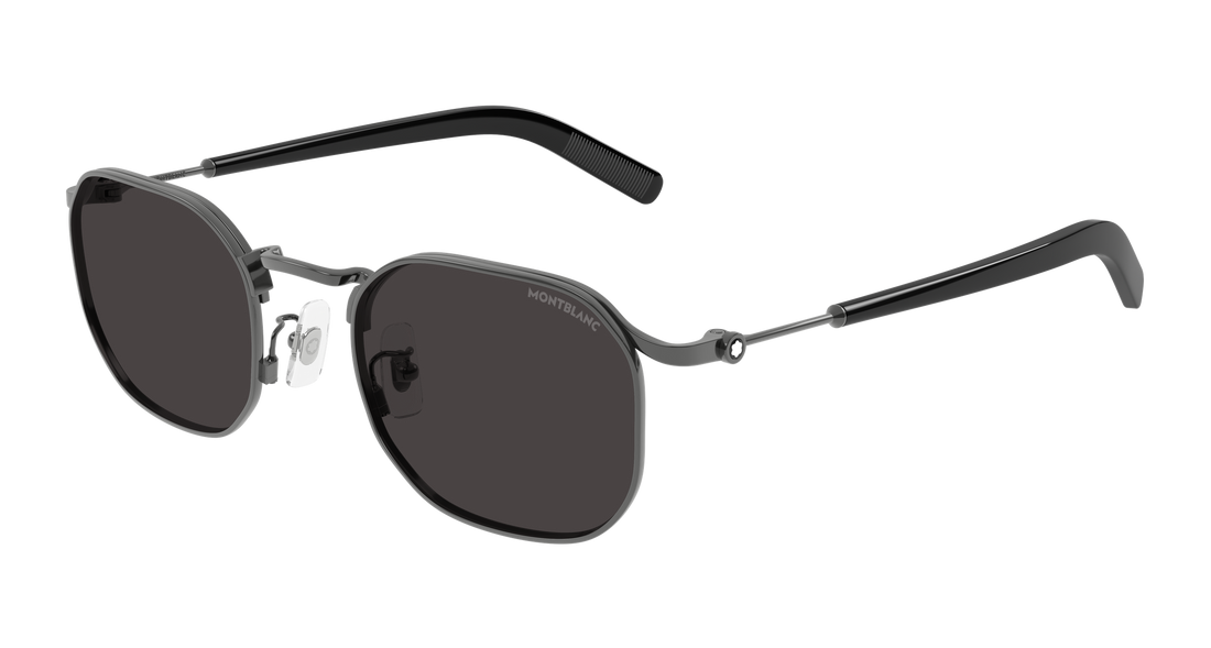 Gafas de sol montblanc mb0459s 001 plateado geometrical/directional masculino talla 50mm - Vista principal