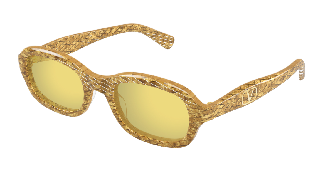 Occhiali da sole valentino vg0010s 003 dorado rectangular / squared femenino taglia 51mm - Vista principale
