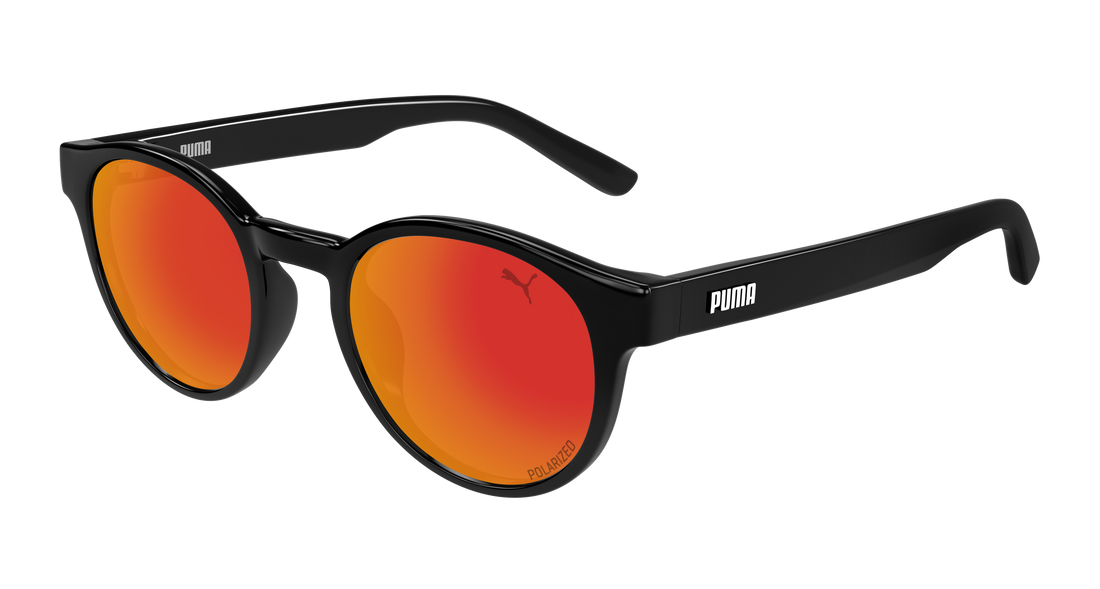 Sunglasses puma pj0091s 005 negro round/oval/panthos infantil size 47mm - Main view