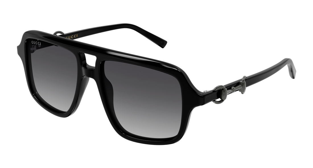 Sunglasses gucci gg2052s 005 negro pilot/navigator femenino size 53mm - Main view