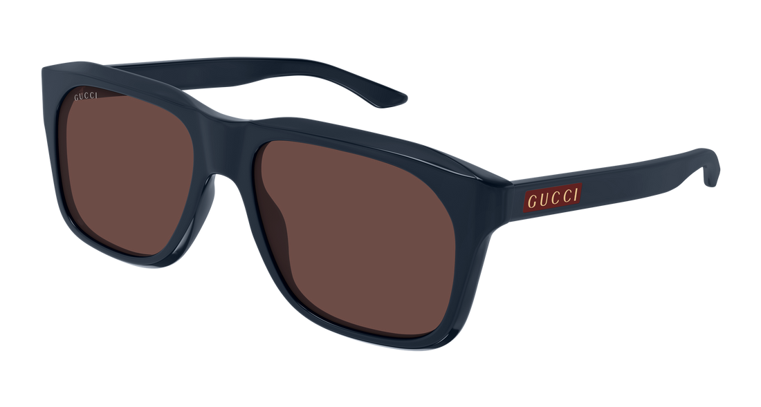 Lunettes de soleil gucci gg2077s 004 azul rectangular / squared masculino taille 55mm - Vue principale
