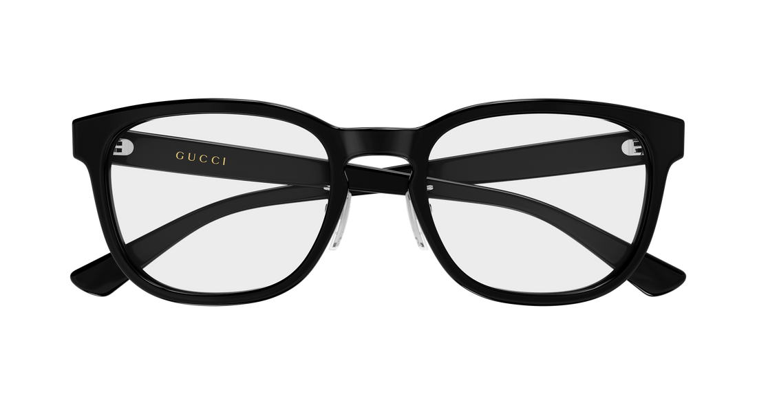 Occhiali da vista gucci gg2139ok 001 negro round/oval/panthos unisex taglia 53mm - Vista dettagliata
