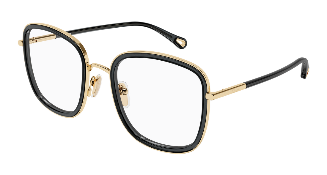 Lunettes de vue chloé ch0373o 001 dorado butterfly femenino taille 53mm - Vue principale