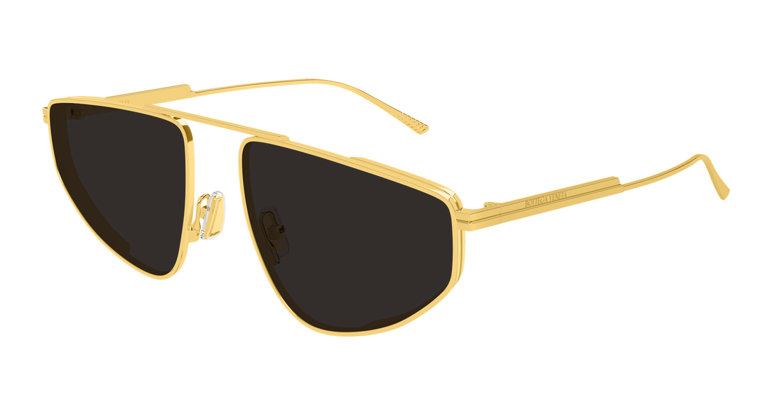 Lunettes de soleil bottega veneta bv1466s 001 dorado pilot/navigator femenino taille 59mm - Vue principale