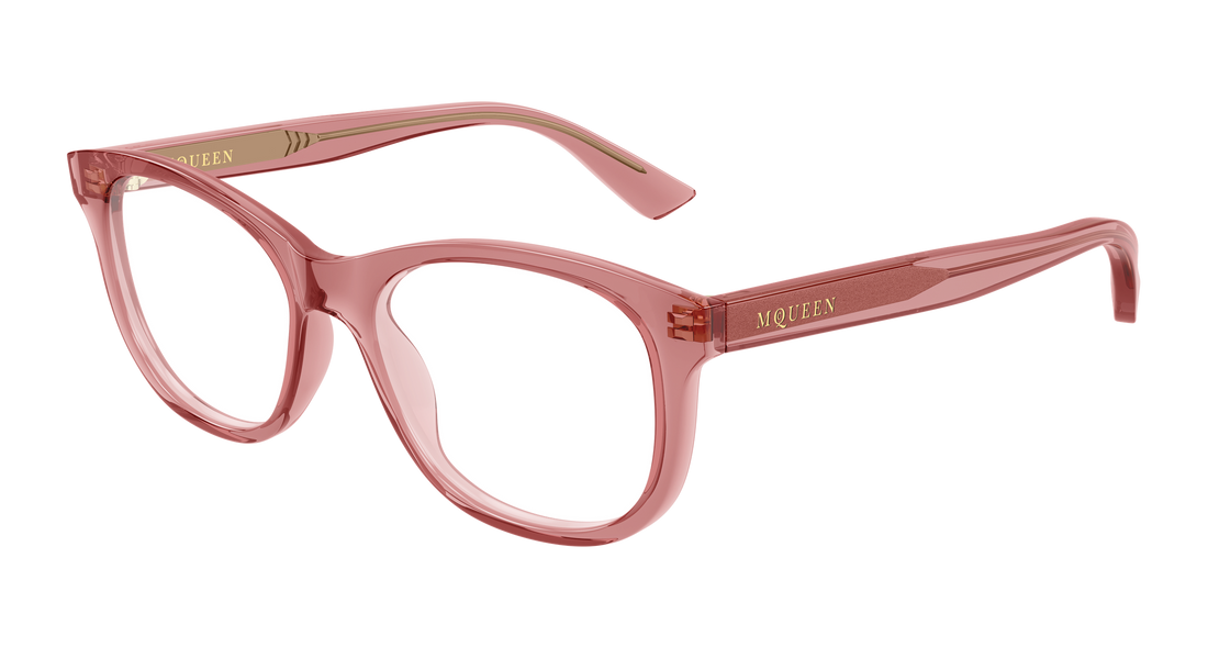 Brillen alexander mcqueen am0568o 011 rojo cat eye femenino größe 53mm - Hauptansicht