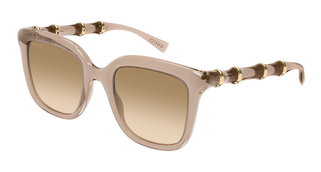 Lunettes de soleil gucci gg2058s 004 marron rectangular / squared femenino taille 52mm - Vue principale