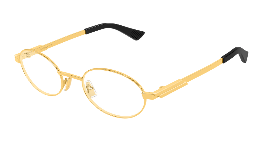 Lunettes de soleil bottega veneta bv1470s 005 dorado round/oval/panthos unisex taille 52mm - Vue principale