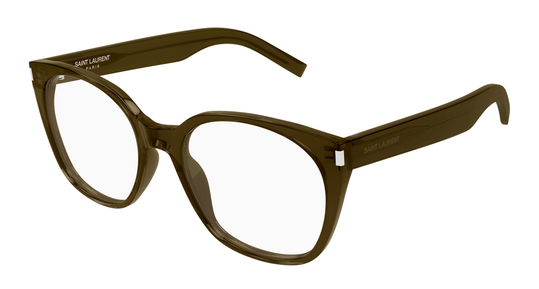 Brillen saint laurent sl 897 006 marron cat eye femenino größe 55mm - Hauptansicht