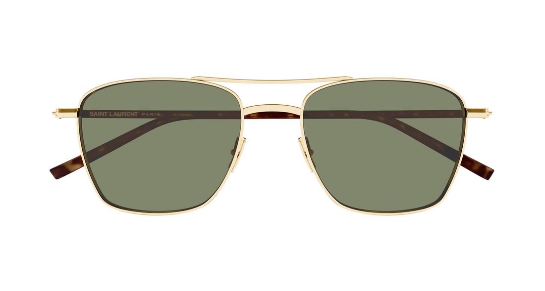 Óculos de sol saint laurent sl 866 003 dorado pilot/navigator unisex tamanho 53mm - Vista de detalhe