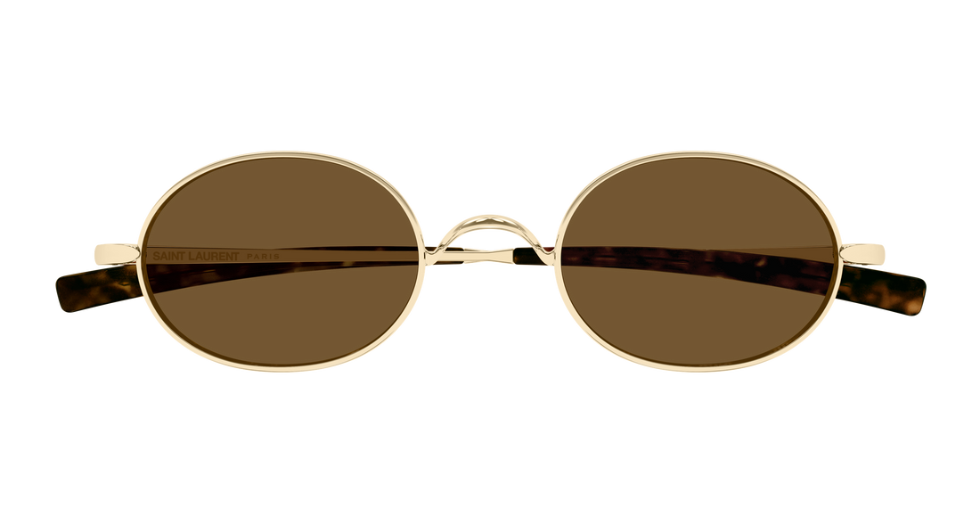 Sunglasses saint laurent sl 948 t 003 dorado round/oval/panthos masculino size 47mm - Detailed view