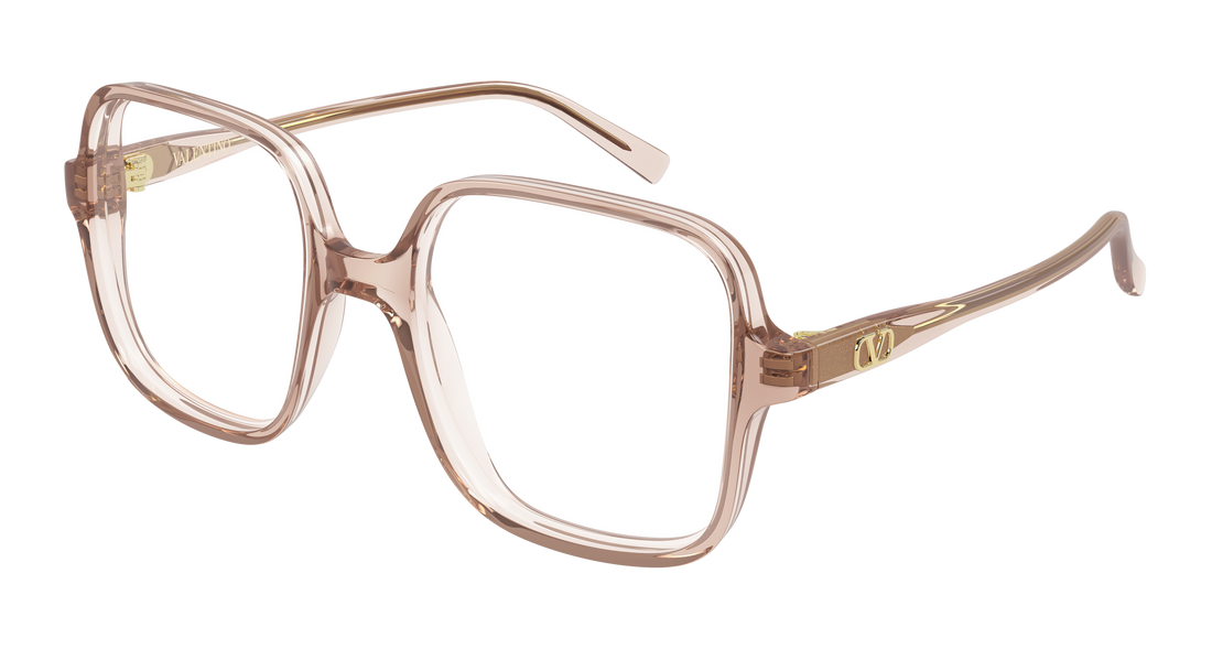Glasögon valentino vg0021o 006 beige round/oval/panthos femenino storlek 53mm - Huvudvy