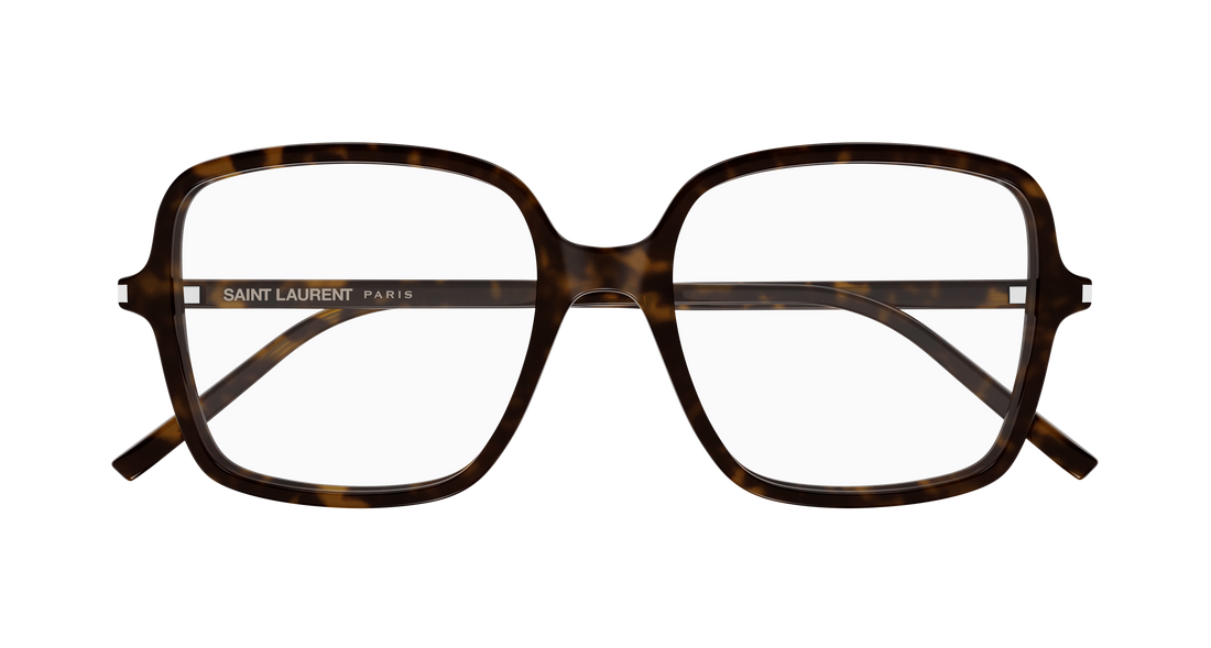 Briller saint laurent sl 892 002 havana rectangular / squared femenino størrelse 53mm - Detaljeret visning