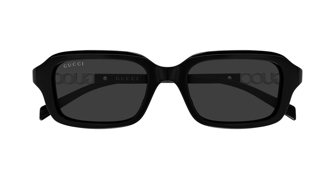 Óculos de sol gucci gg2152s 001 negro rectangular / squared femenino tamanho 50mm - Vista de detalhe