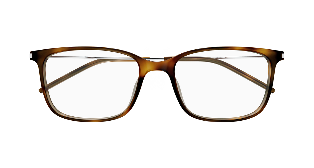 Prescription glasses saint laurent sl 956 006 havana rectangular / squared masculino size 56mm - Detailed view
